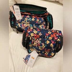 Lug cosmetic bags set - Floral